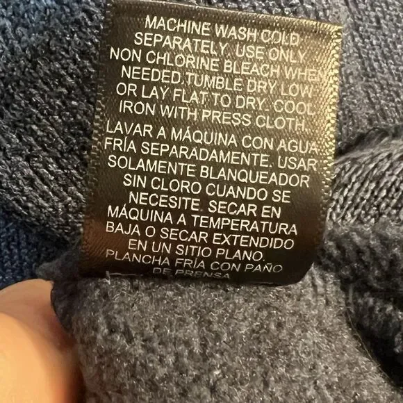 Hawke and Co 1/4 Zip Dynamic Sport Fiber HSW2565 Pullover Mens L Mock Neck Blue - Picture 5 of 9